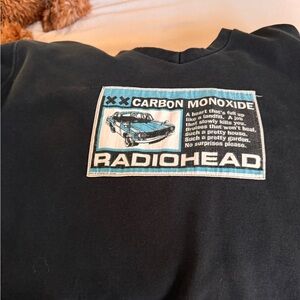 Black Radiohead Graphic SweatShirt